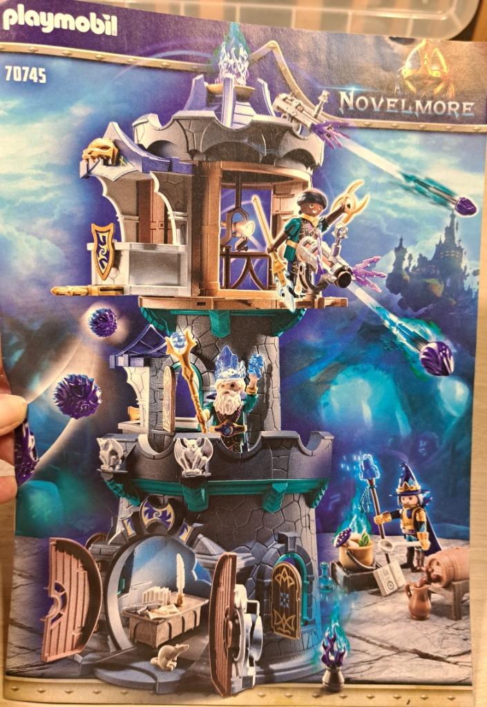 Playmobil 70745 Novelmore Tovenaarstoren, Ophalen of Verzenden, Zo goed als nieuw, Complete set