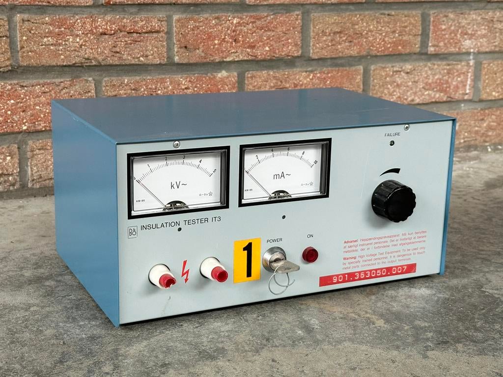 Bang&Olufson Insulation Tester IT3, Ophalen