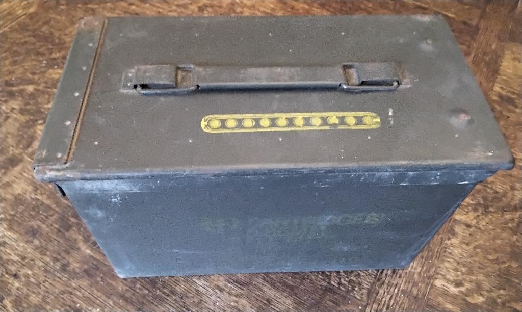 CAISSE A MUNITIONS 2ème GUERRE, Enlèvement ou Envoi, Armée de terre, Caisse ou Géocache