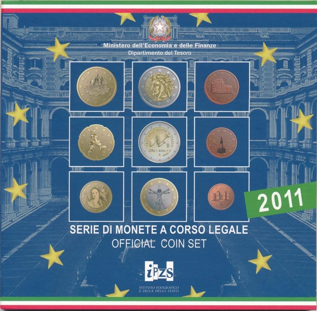 pieces euros, Enlèvement ou Envoi, Italie, Série