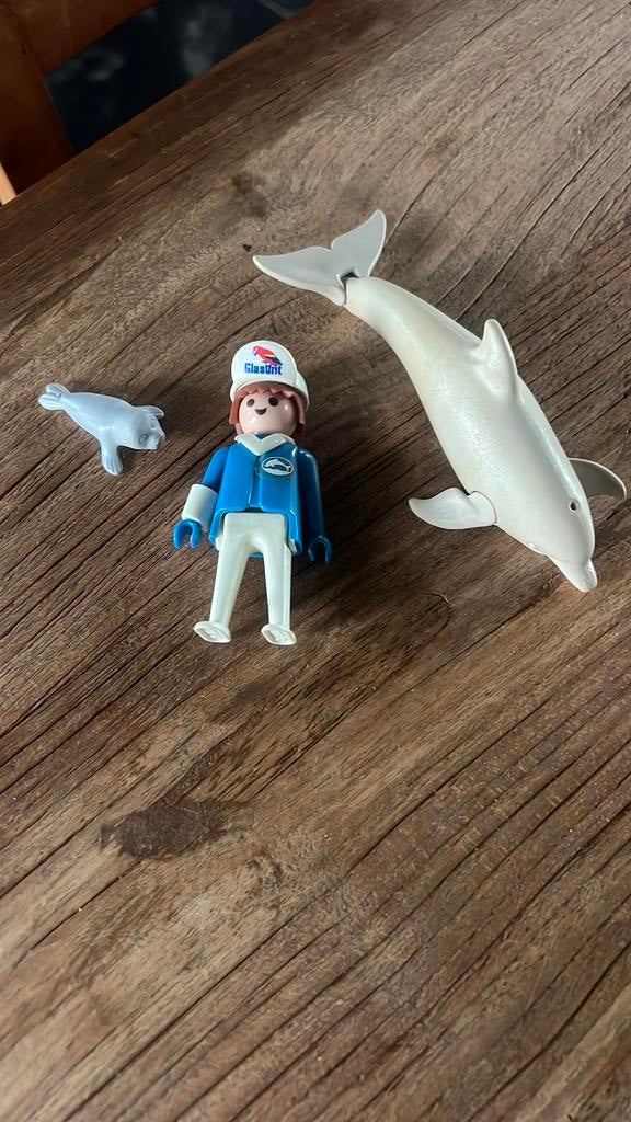 Playmobil dolfijntrainer, Kinderen en Baby's, Speelgoed | Playmobil, Ophalen of Verzenden, Zo goed als nieuw