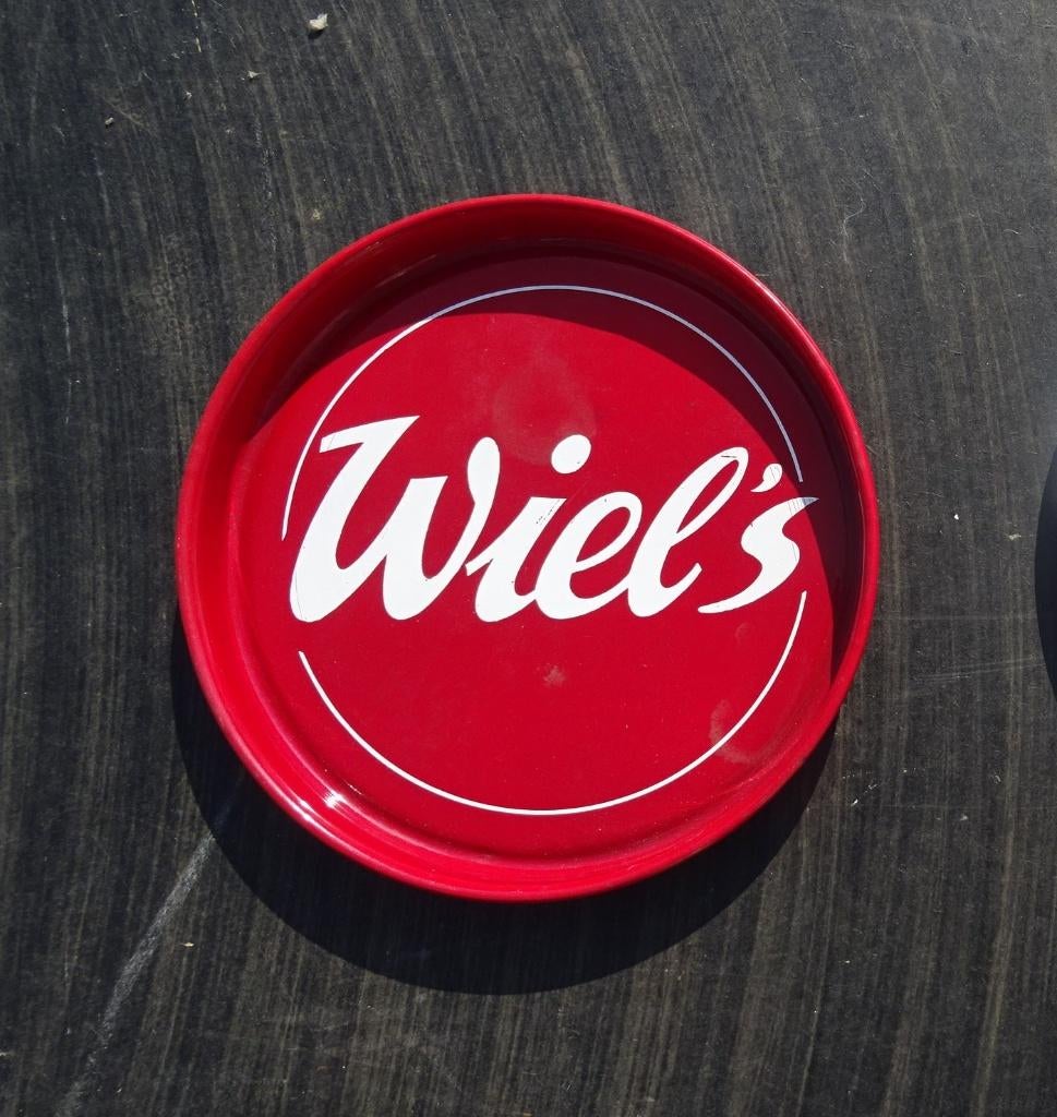 bierplateau WIEL' s  / WHITBREAD, Verzamelen, Ophalen of Verzenden, Zo goed als nieuw, Reclamebord, Plaat of Schild