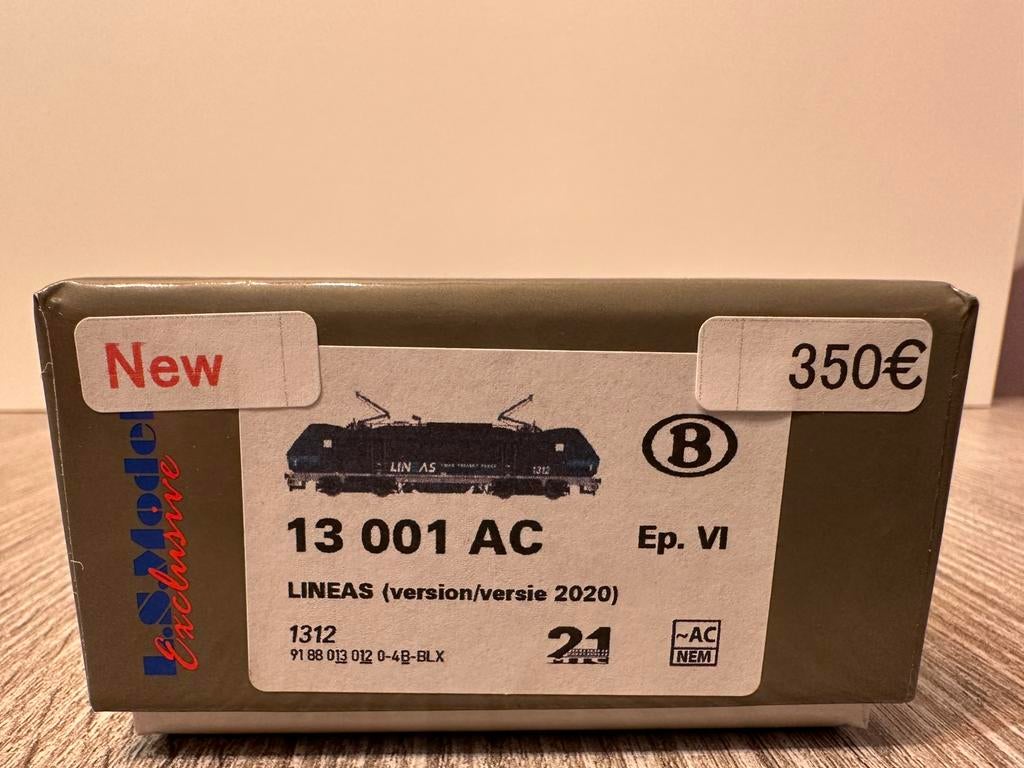 Sncb nmbs Ho ls models lineas 1312, Hobby en Vrije tijd, Verzenden, Zo goed als nieuw, Locomotief