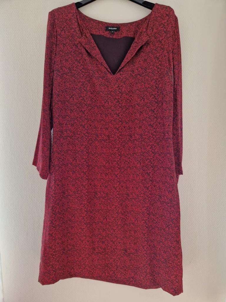 Jurk 'Claudia Sträter' rood zijde maat 42, Vêtements | Femmes, Enlèvement ou Envoi, Porté