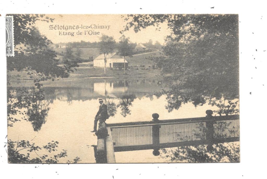 Seloignes NA6: Etang de l'Oise 1929, Verzenden, 1920 tot 1940, Gelopen, Henegouwen