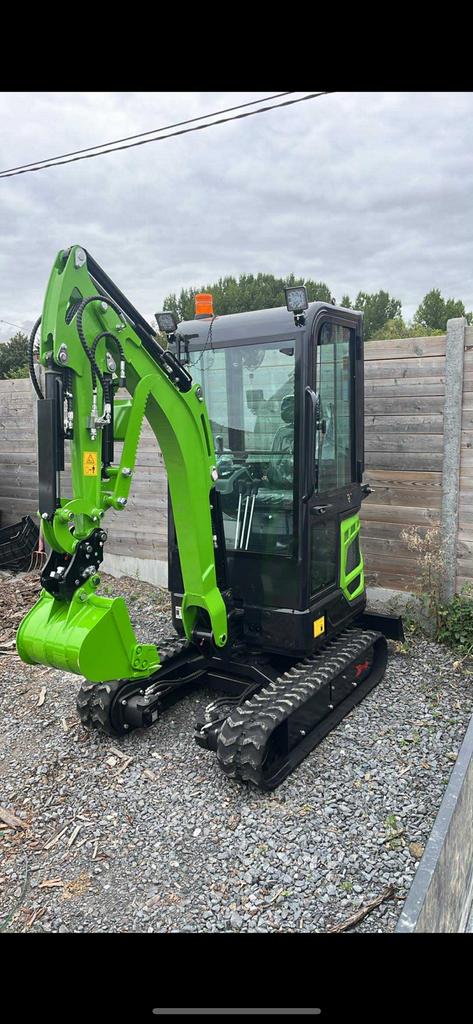 Mini pelle 1.6 T, Enlèvement