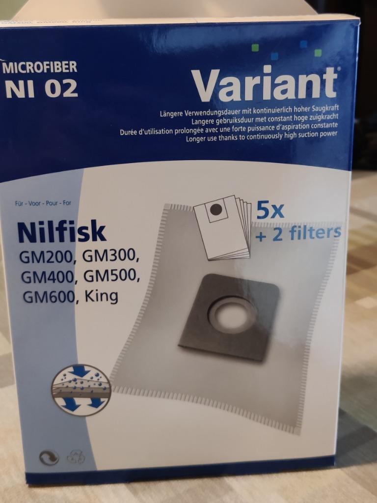 5 nieuwe stofzuigzakken voor Nilfisk + 2 filters, Elektronische apparatuur, Stofzuigers, Nieuw, Overige typen, Stofzak, Ophalen of Verzenden