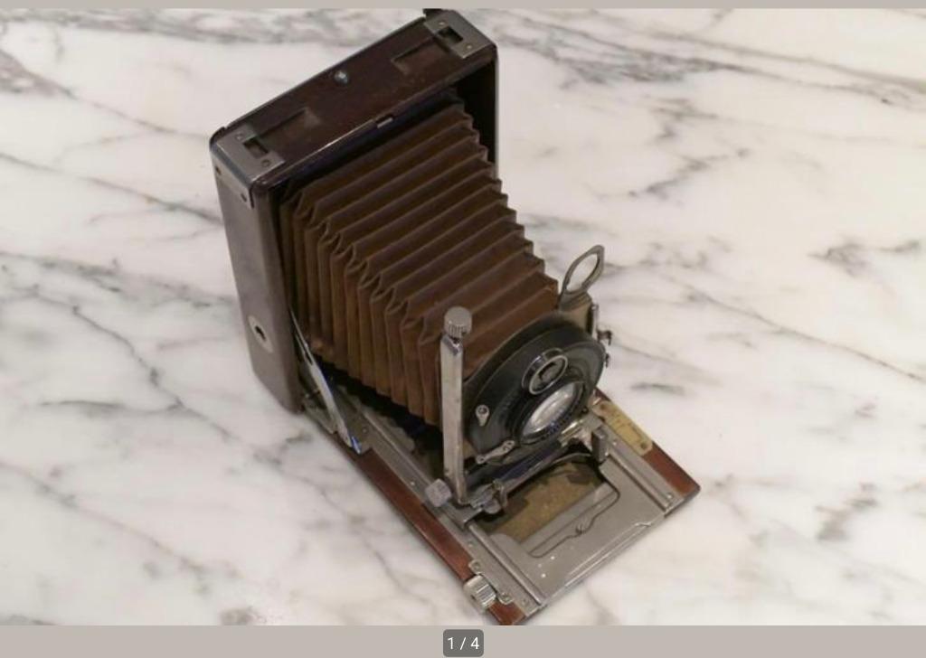 Caméra à soufflet Insor D.R.P. tropics, Enlèvement ou Envoi, Avant 1940, Appareils photo