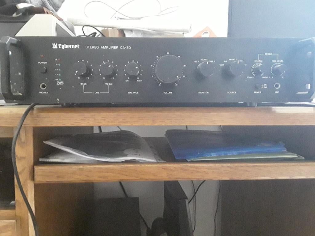 Amplificateur stéréo Cybernet ca 50, Enlèvement, Utilisé, Lecteur CD, Philips
