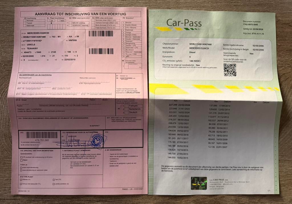 Mercedes E220 CDI Automaat/Avantgarde/1ste Eigenaar/GEKEURD, Autos, Cuir, Achat, Entreprise, Entretenue par le concessionnaire