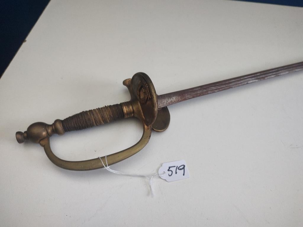 Sabel # 519 - Frankrijk - Epée Infanterie, Collections, Objets militaires | Général, Envoi