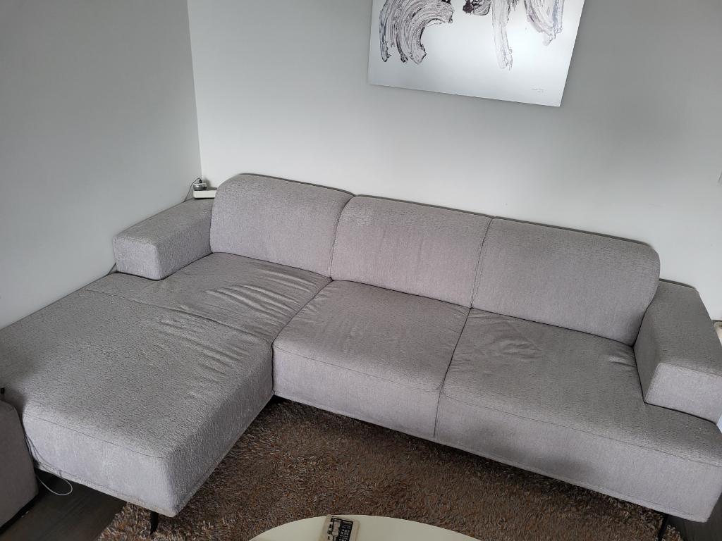 hoekzetel, Ophalen, Zo goed als nieuw, Stof, Modern