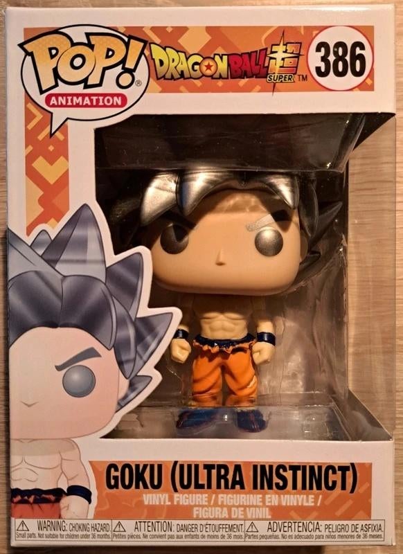 Funko Pop Dragon Ball Super Goku (Ultra Instinct) #386, Enlèvement ou Envoi, Comme neuf