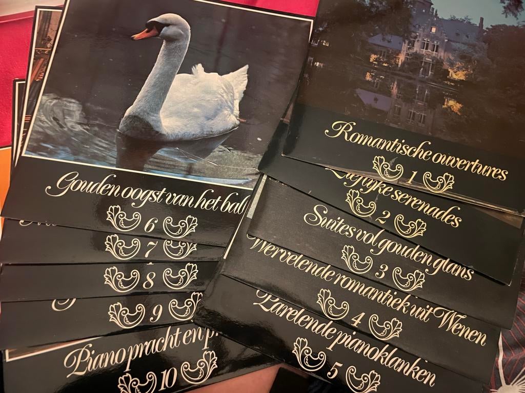 Vintage LP Box – De Gouden Oogst der Romantiek– Complete set, Enlèvement, Utilisé