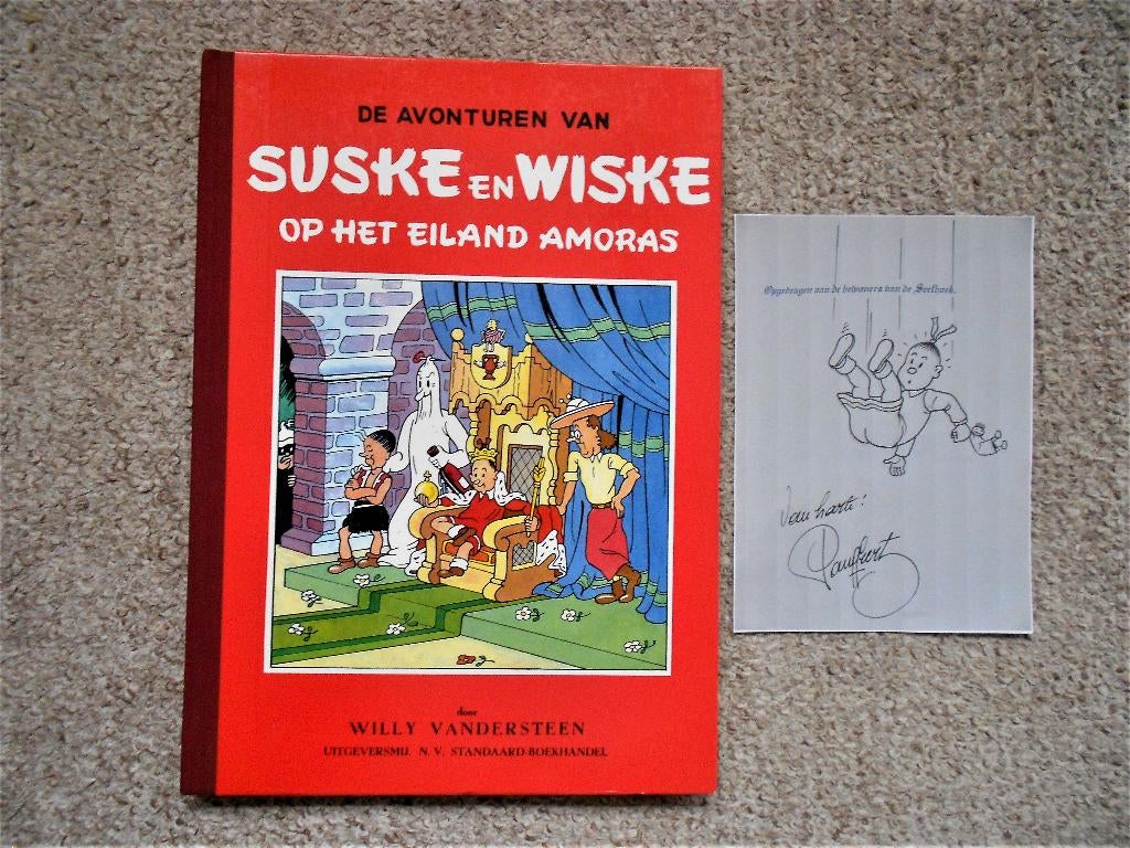 Suske en Wiske – Op het eiland Amoras – Dirk Vermeirre 1985, Livres, BD, Neuf, Une BD, Enlèvement ou Envoi