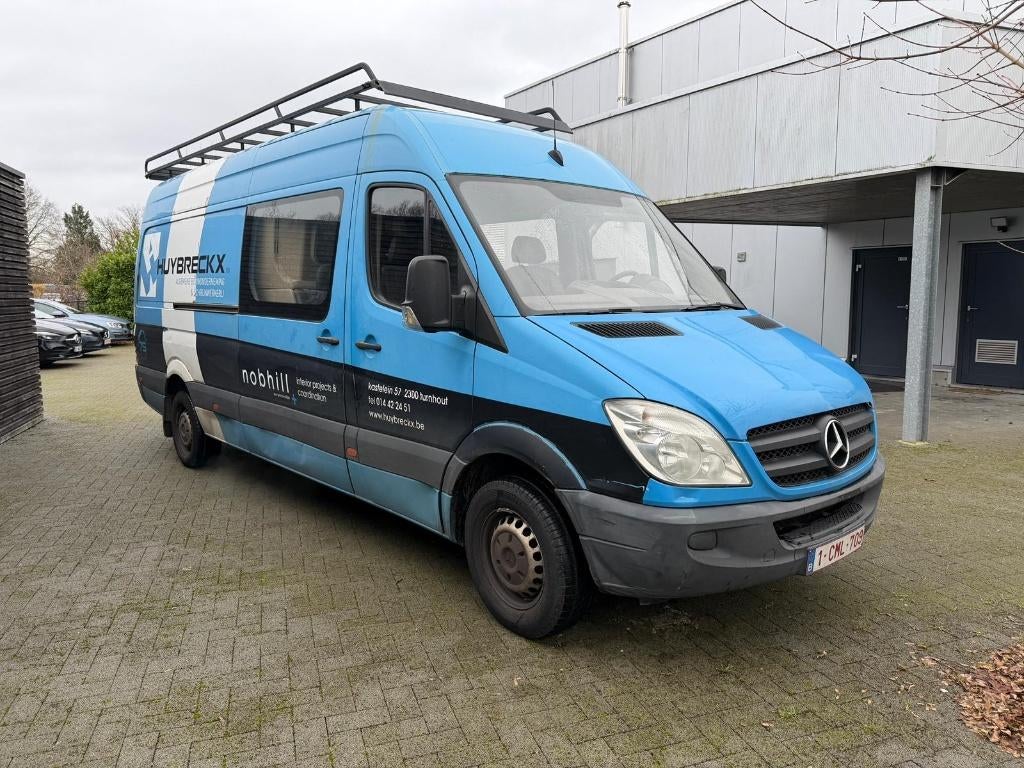 Mercedes Sprinter 2012 BTW Wagen, Auto's, Bestelwagens en Lichte vracht, Euro 5, Blauw, Leder en Stof, Mercedes-Benz