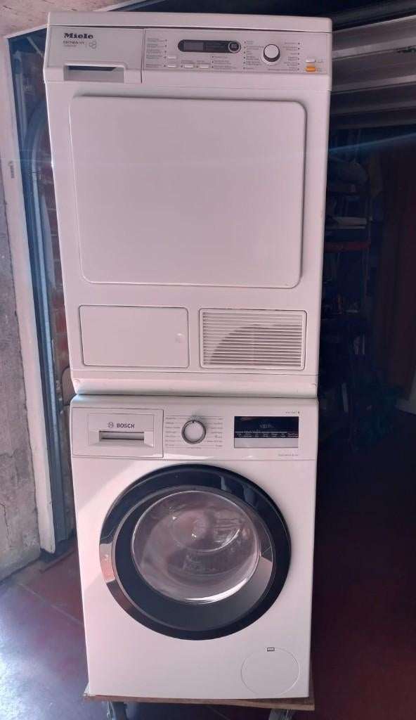 Machine à laver Bosch 9kg A +++. Sèche linge Miele, Enlèvement, Comme neuf