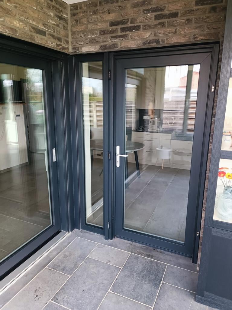 Pvc  schûco schuifdeur en deur, Doe-het-zelf en Bouw, Ophalen, Schuifdeur