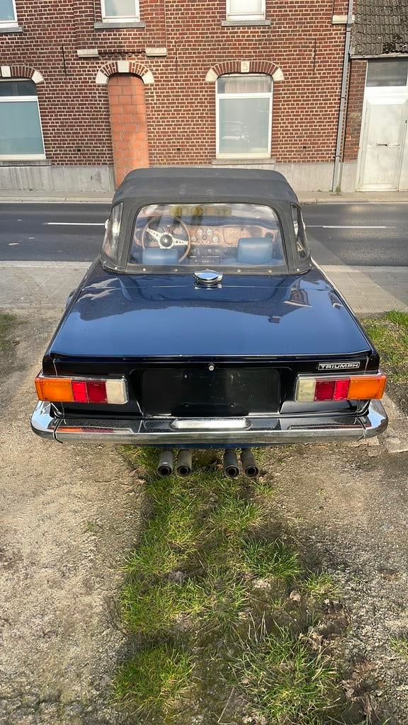 triumph tr6, Auto's, 2500 cc, TR6, Blauw, Handgeschakeld