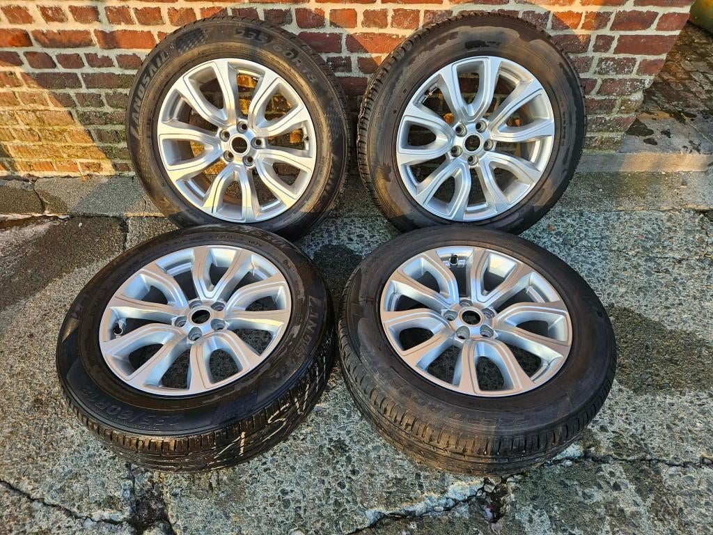 4 jantes Land rover Evoque en 18, Enlèvement, Utilisé, 18 pouces, Pneus et Jantes