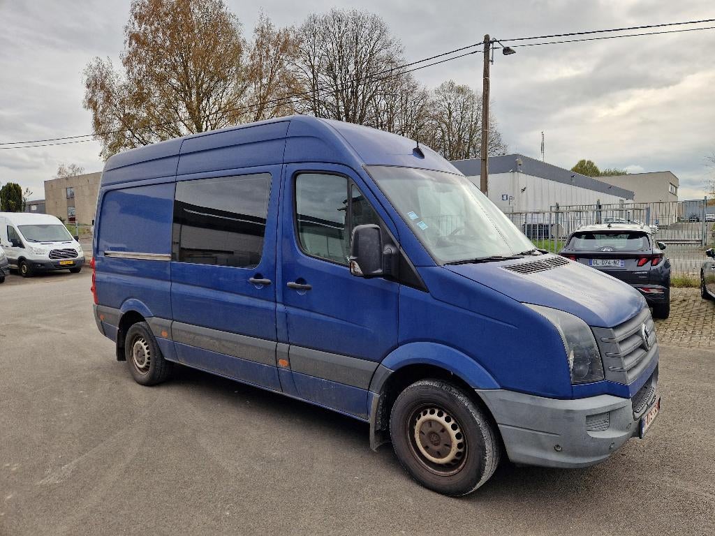 VW CRAFTER 2,5 TDI, 92000 KM, Automatique, Airco, Auto's, Euro 5, Stof, 2270 kg, Zwart