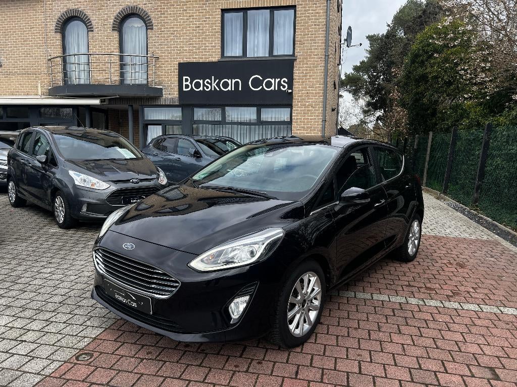 Ford Fiesta 1.0/M2020/AIRCO/ZETEL VERW/118.000KM/GARANTIE, Stof, Zwart, Handgeschakeld, 5 deurs