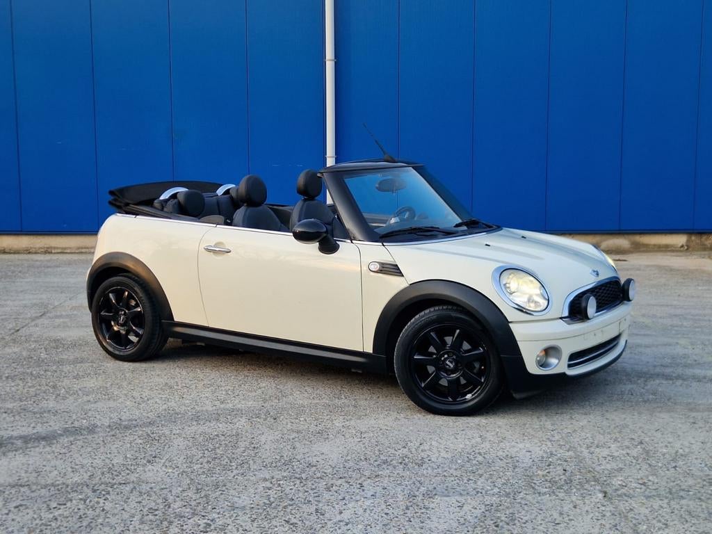 Mini cooper Cabriolet 1.6 BT Automatique***, Autos, Cuir, Entreprise, Cabriolet, Noir