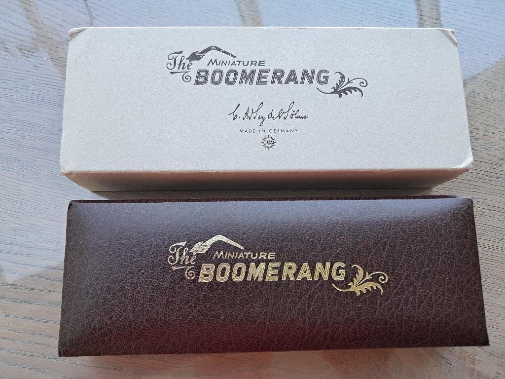 Boomerang Mondharmonica, Muziek en Instrumenten, Blaasinstrumenten | Mondharmonica's, Met koffer of doosje, Ophalen of Verzenden