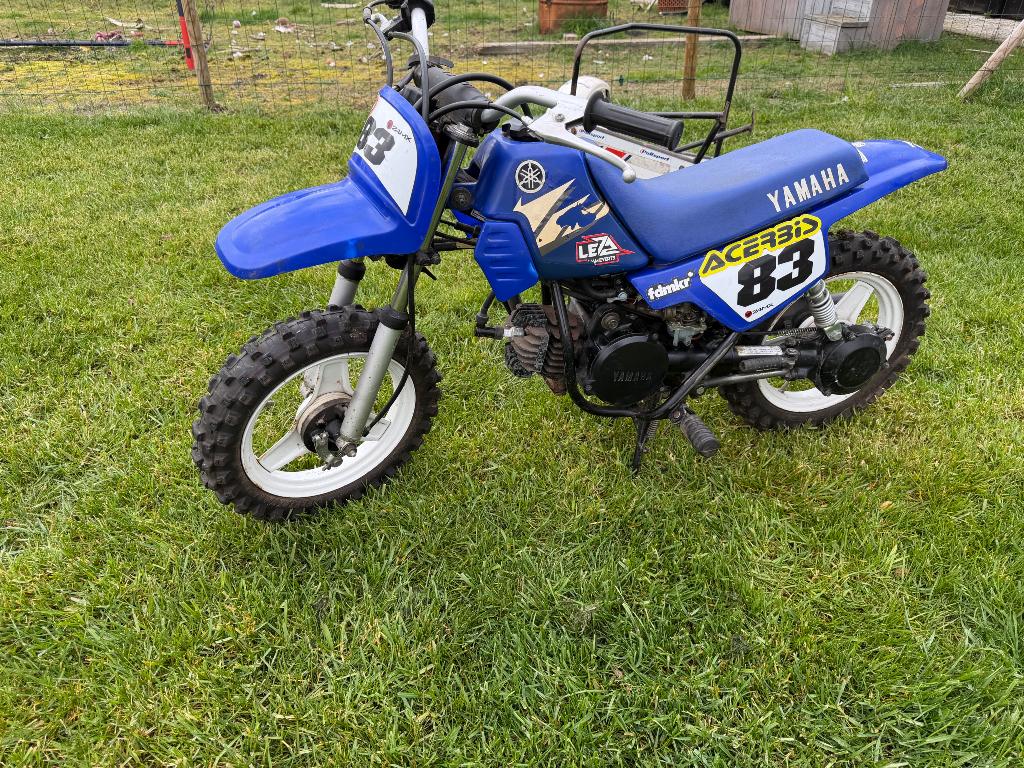 Yamaha pw50 met zijspan en oefenwieltjes, Motoren, Motoren | Zijspanmotoren