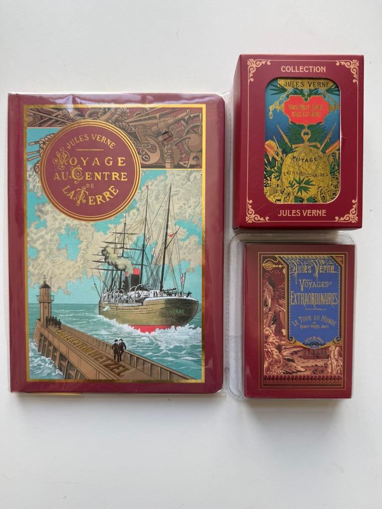 Mini boeken Jules Verne + notitieboek (cadeauset), Ophalen of Verzenden, Nieuw