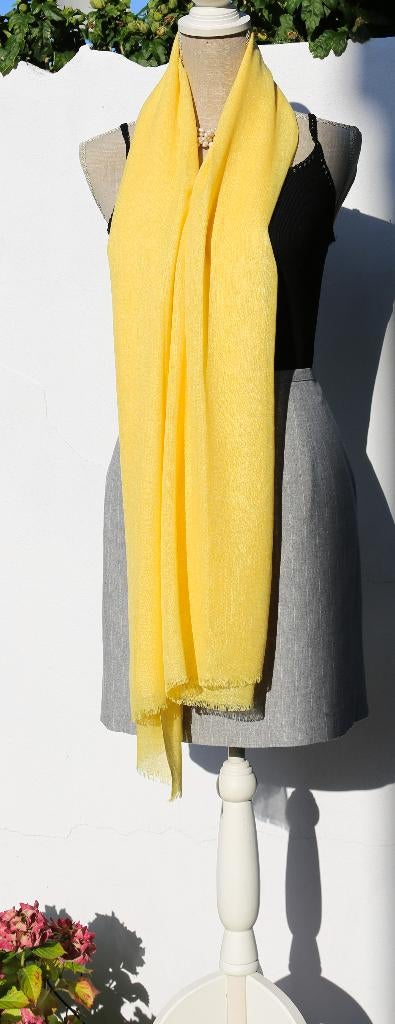 Magnifique long foulard jaune Caroll - neuf, Vêtements | Femmes, CAROLL, Enlèvement ou Envoi, Neuf