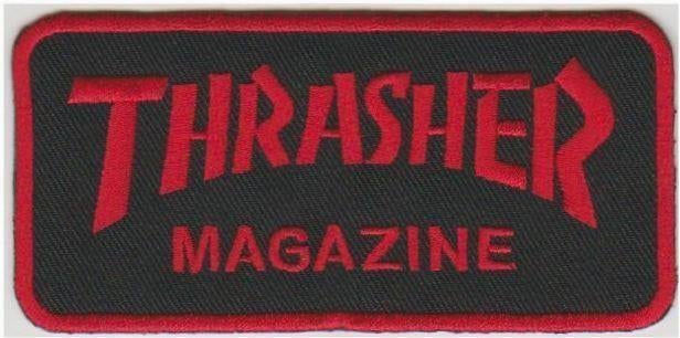 Thrasher Magazine stoffen opstrijk patch embleem #2, Verzenden, Nieuw