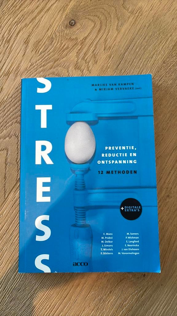 Mirjam Vervaeke - Stress, Boeken, Gezondheid, Dieet en Voeding, Ophalen of Verzenden, Mirjam Vervaeke; Marijke Van Kampen