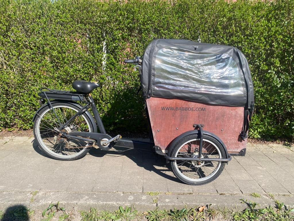 Babboe big bakfiets, Fietsen en Brommers, 4 kinderen of meer, Gebruikt, Elektrisch, Ophalen