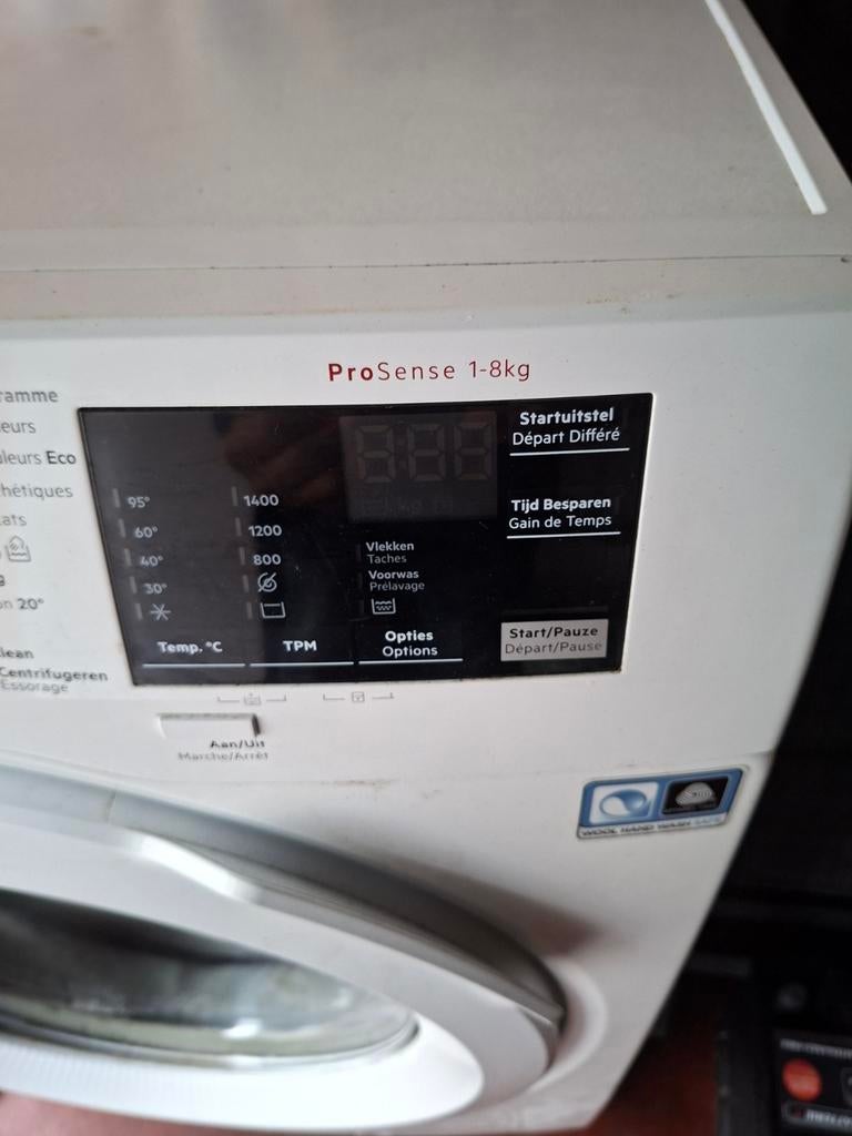 AEG 8 kilo,wit, Elektronische apparatuur, Wasmachines, Ophalen