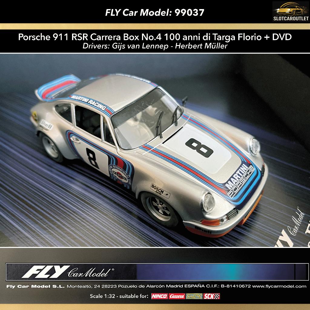 Fly 99037 Porsche 911 RSR Carrera Targa + Livret + DVD ‼️, Enlèvement ou Envoi, Neuf, Circuit, Autres marques