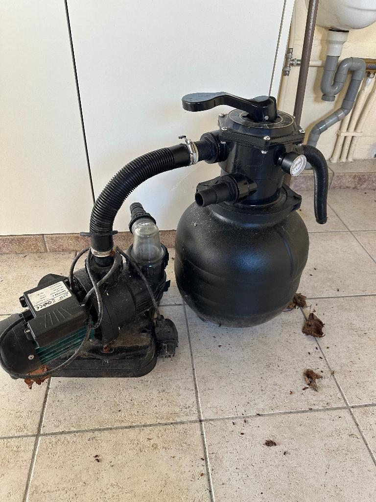 Pompe piscine, Enlèvement, Comme neuf, Filtre
