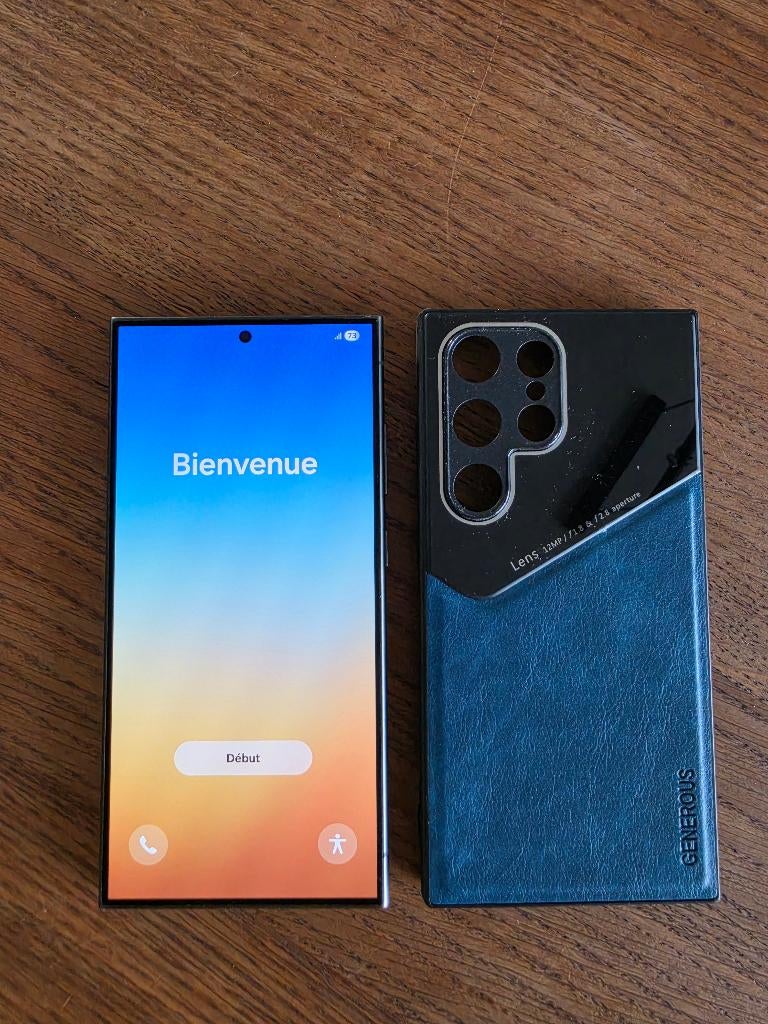 Samsung S24 ultra Titanium Black - 256gb, Galaxy S24, Comme neuf, Enlèvement, Sans abonnement