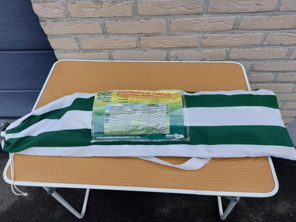 Paravan Windscherm 1.4 hoog op 4 m lang, Caravanes & Camping, Enlèvement, Neuf