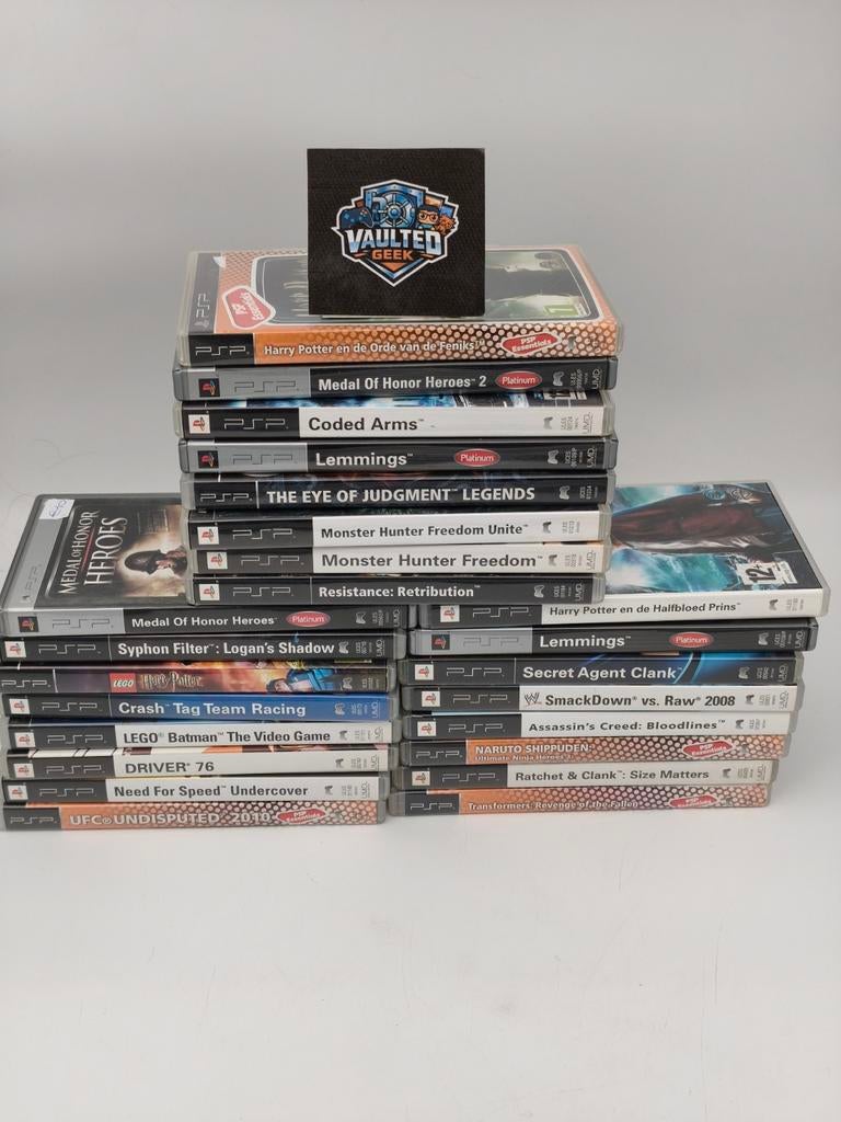 Lot 24 PSP games, Consoles de jeu & Jeux vidéo, Jeux | Sony PlayStation Portable, Enlèvement ou Envoi, Utilisé, Autres genres