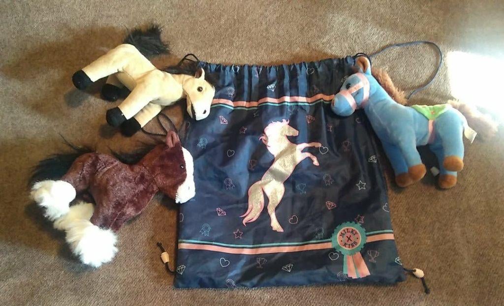 paardenknuffels samen in zakje met paard, Kinderen en Baby's, Speelgoed | Knuffels en Pluche, Ophalen of Verzenden, Paard