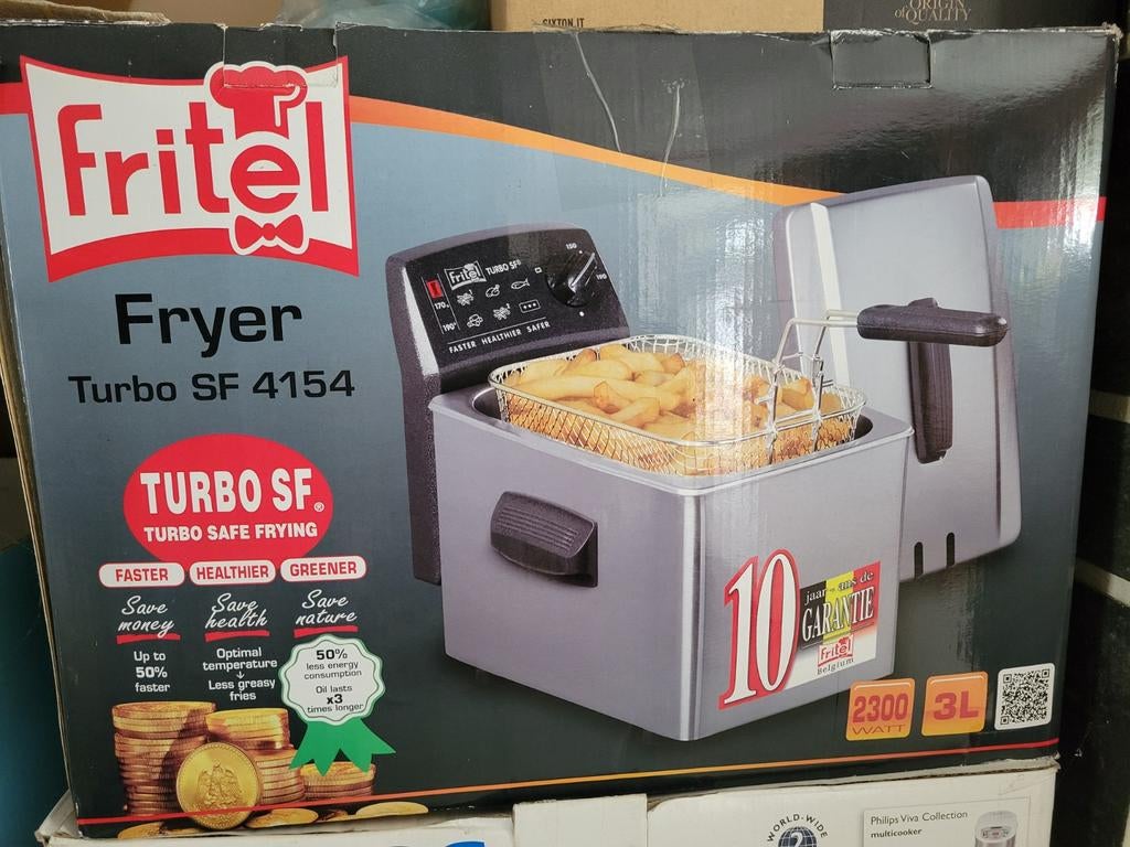 Fritel, Elektronische apparatuur, Frituurpannen, 2 tot 3 liter, Ophalen, Nieuw, Uitneembare binnenpan