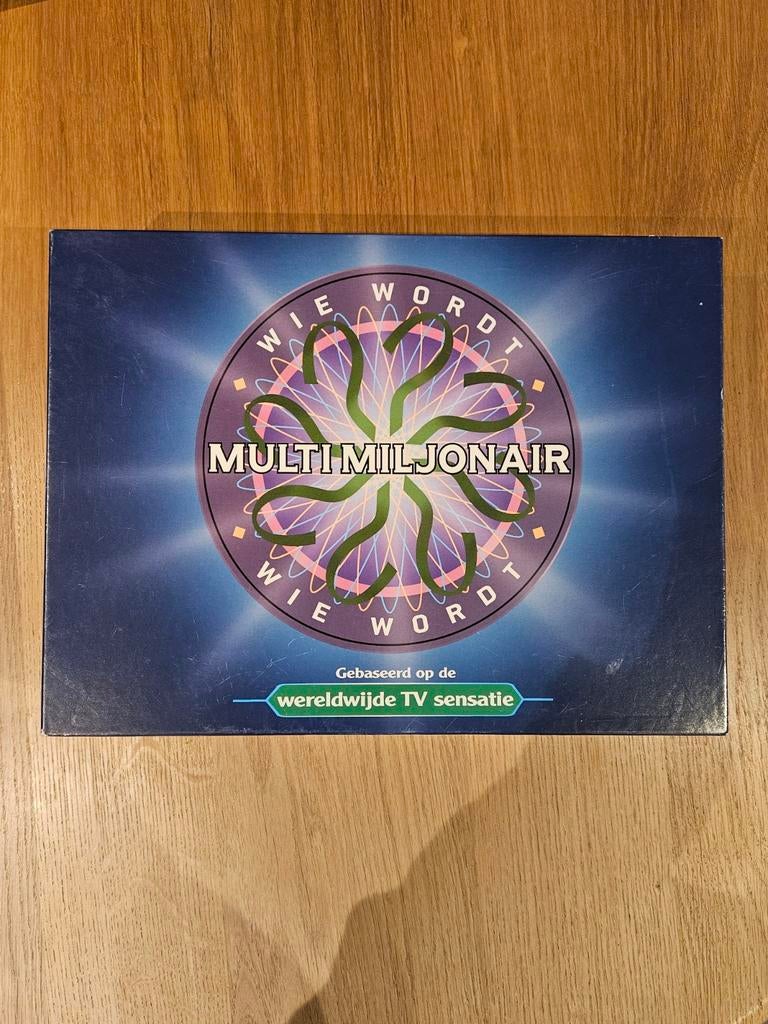 Wie wordt Multimiljonair - gezelschapsspel (perfecte staat), Ophalen of Verzenden