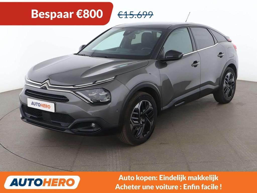 Citroën C4 1.2 PureTech Shine (automatique), Argent ou Gris, Achat, Euro 6, Détection des panneaux routiers