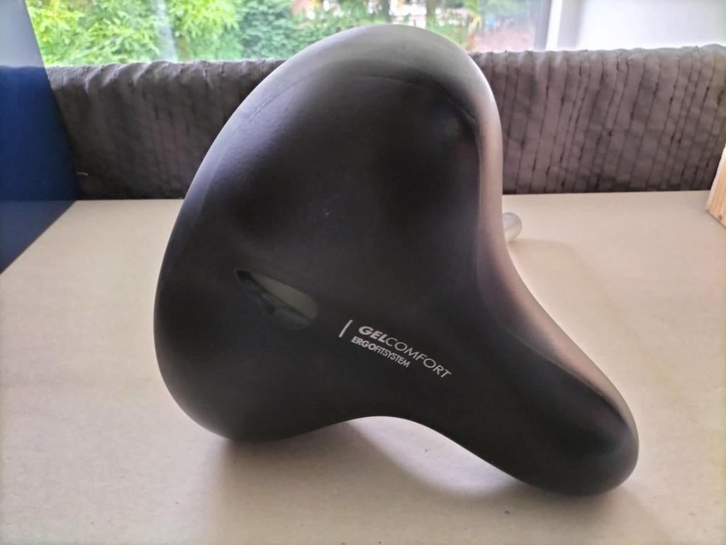 Gel fietszadel  Linea, Vélos & Vélomoteurs, Vélos Pièces, Enlèvement, Utilisé, Selle