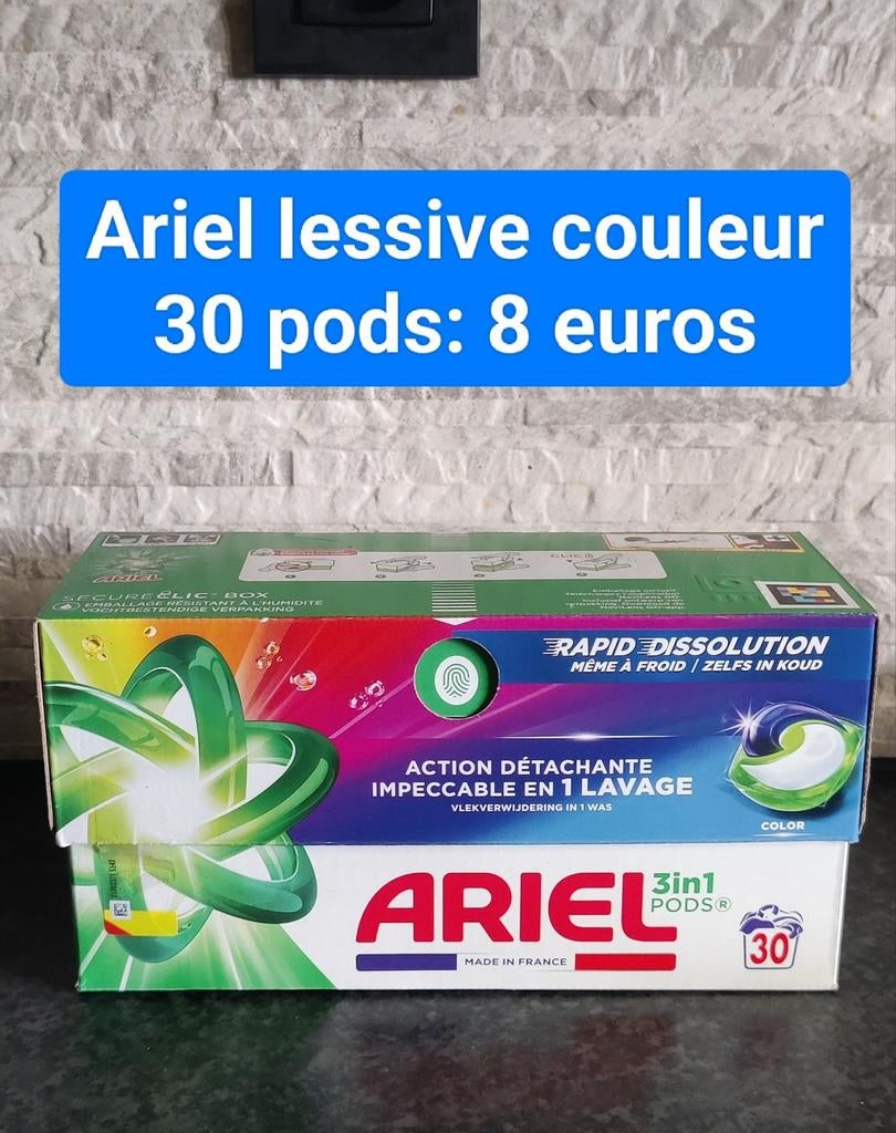 ARIEL Lessive couleur 30 pods