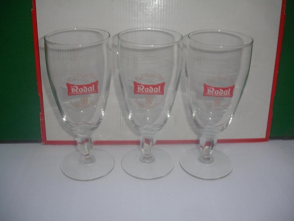 Bierglas Rodal, oud bruin bier, brij. De Neve, Ophalen of Verzenden, Zo goed als nieuw, Glas of Glazen, Overige merken