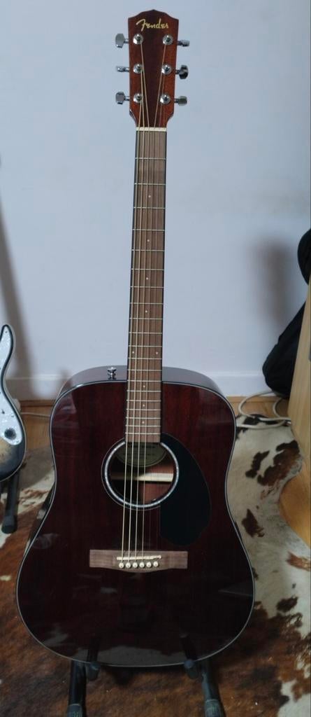Fender cd-60 s, Ophalen, Zo goed als nieuw, Western- of Steelstringgitaar
