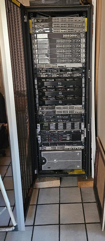 serverkast 42u servers en netwerk, Computers en Software, Ophalen, Gebruikt