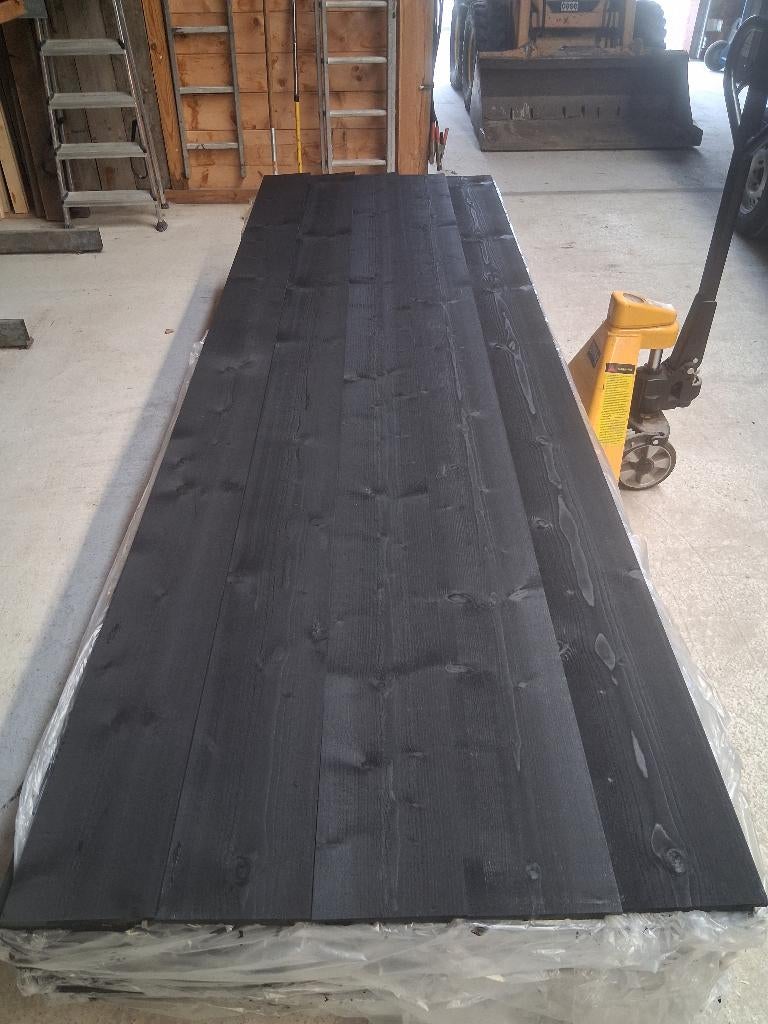 Potdekselplanken 2 x zwart gespoten, Enlèvement, Neuf, 250 cm ou plus, Planches